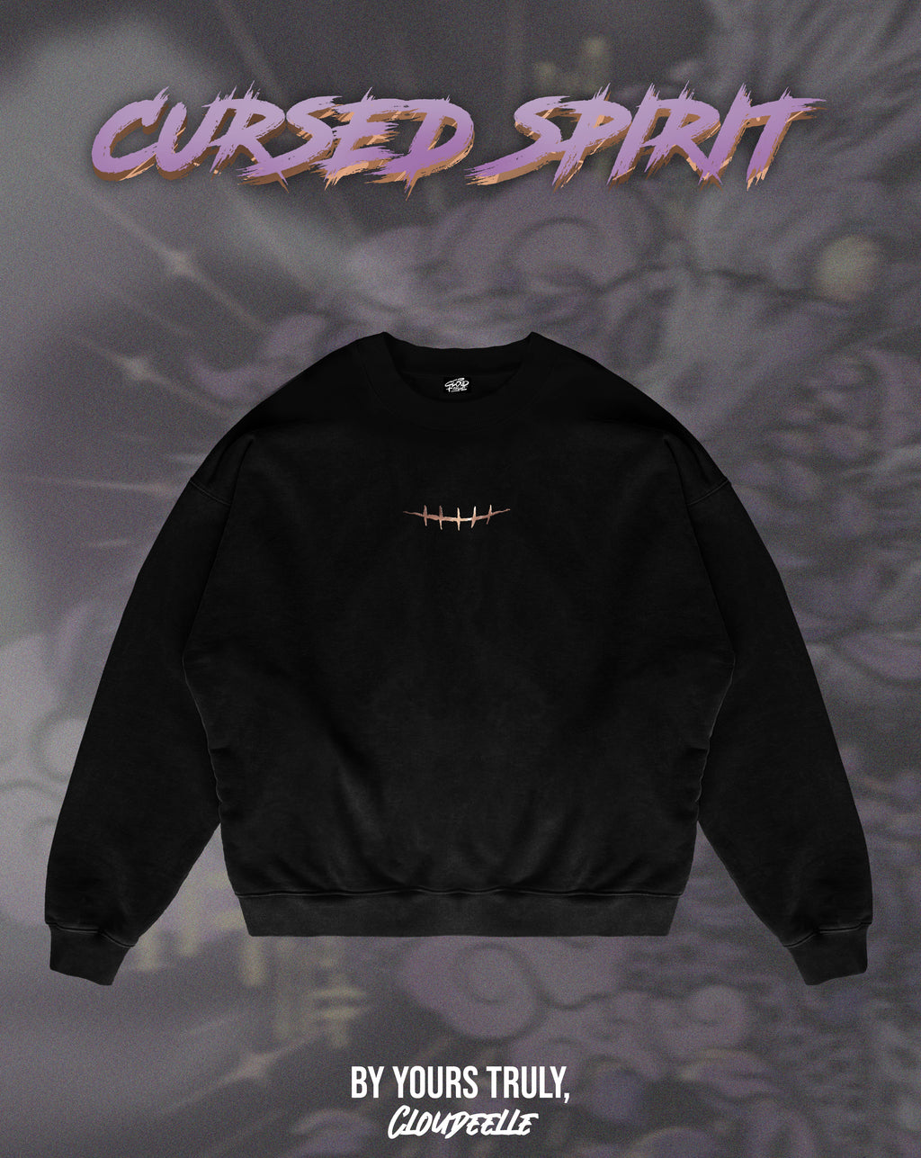 "Cursed Spirit" - Oversized Crewneck
