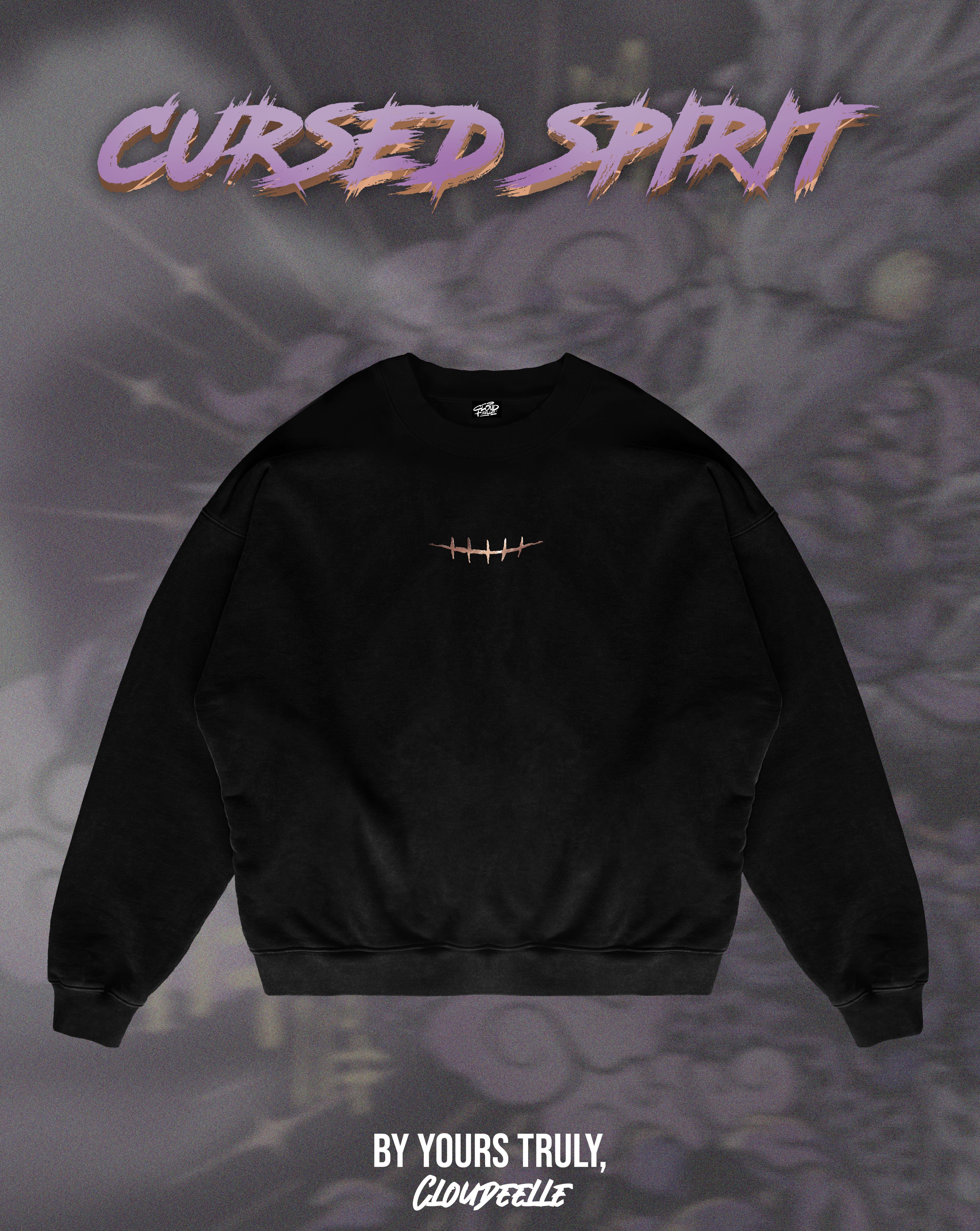 "Cursed Spirit" - Oversized Crewneck