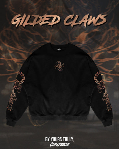 "Gilded Claws" - Oversized Crewneck