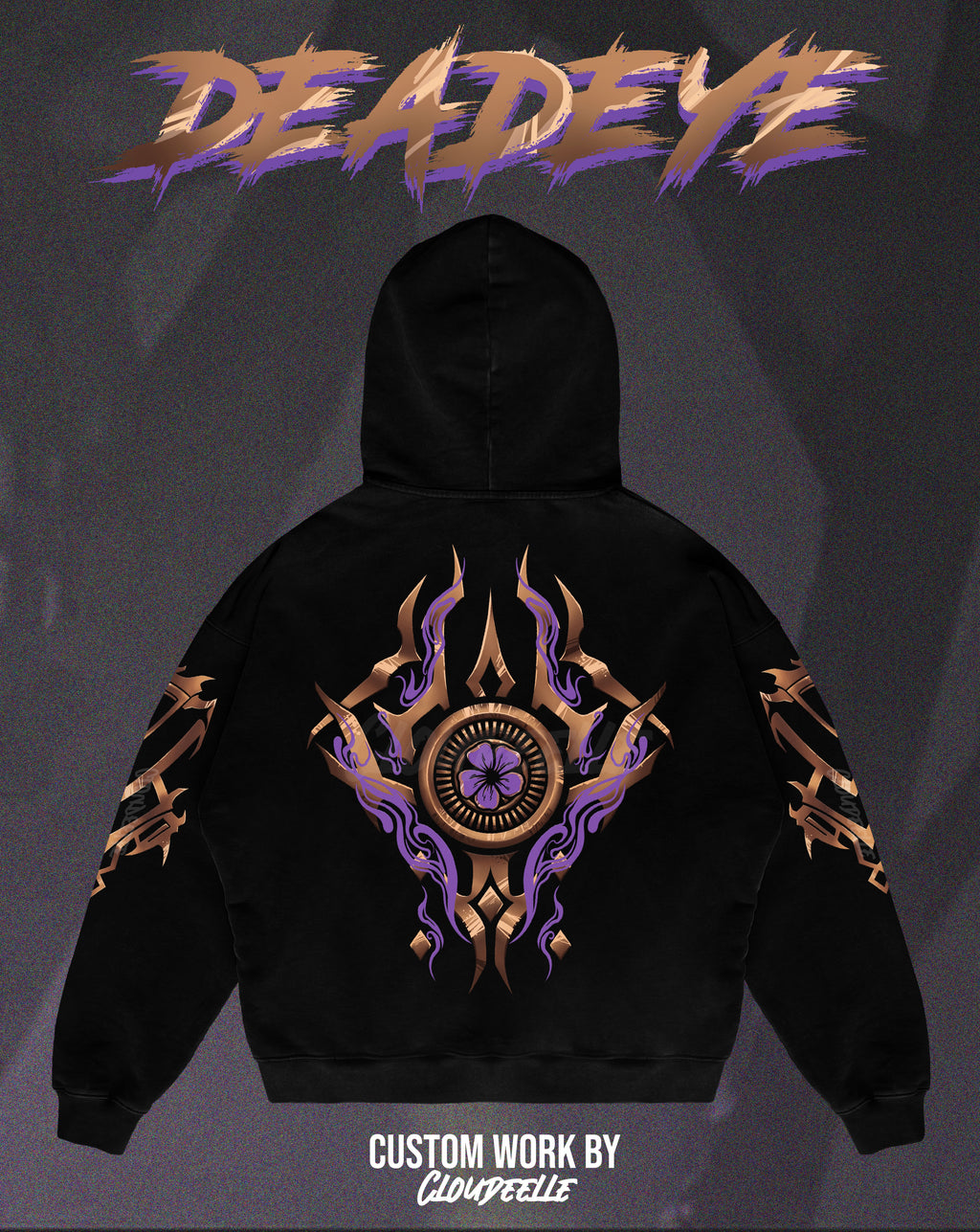 "Deadeye" - Oversized ZIP-UP Hoodie
