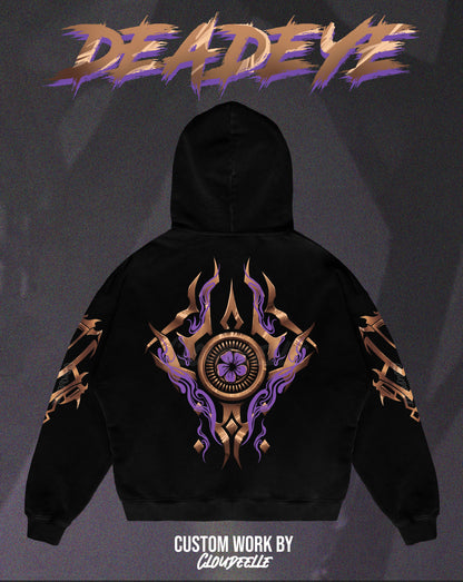 "Deadeye" - Oversized ZIP-UP Hoodie