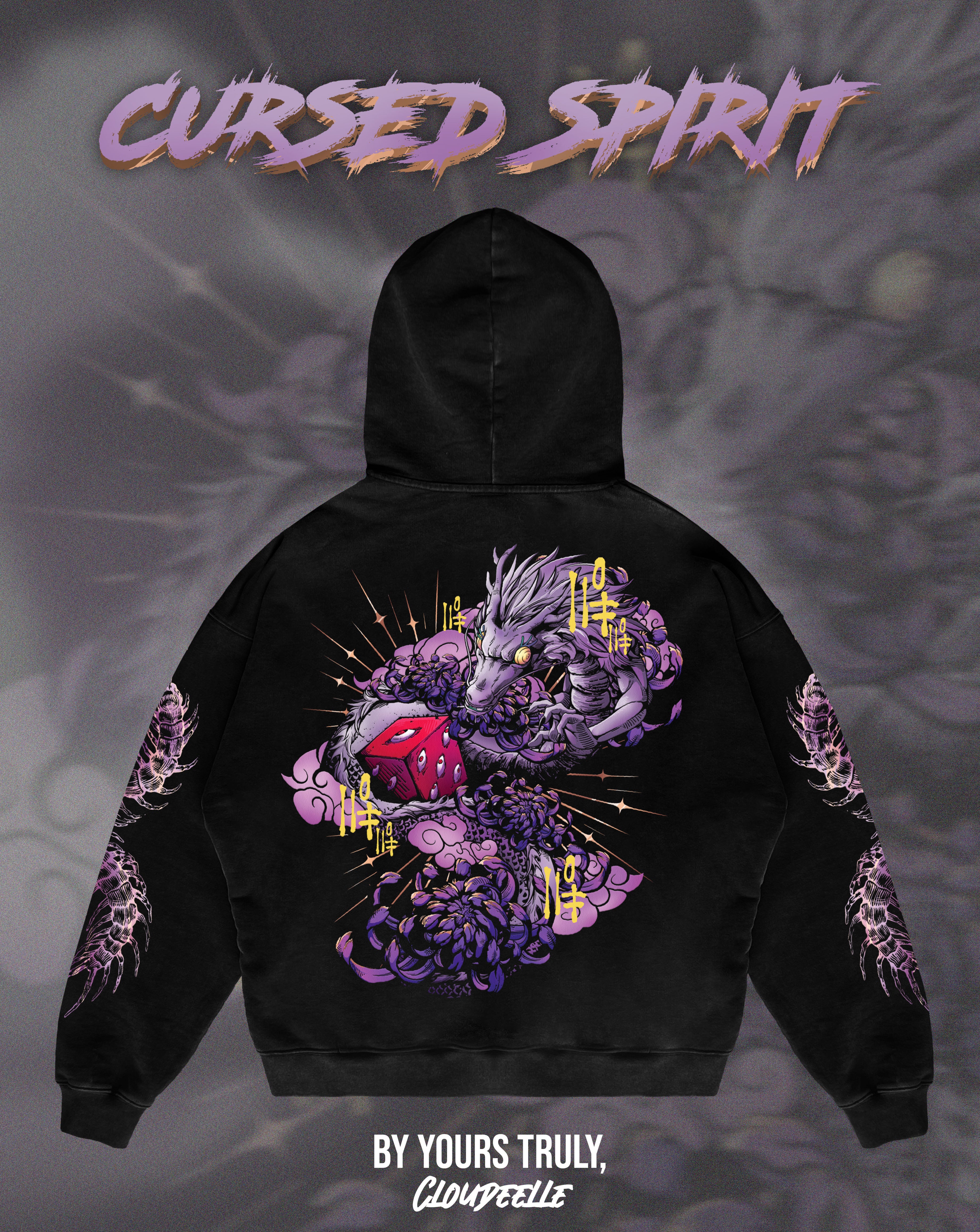 "Cursed Spirit" - Oversized Hoodie