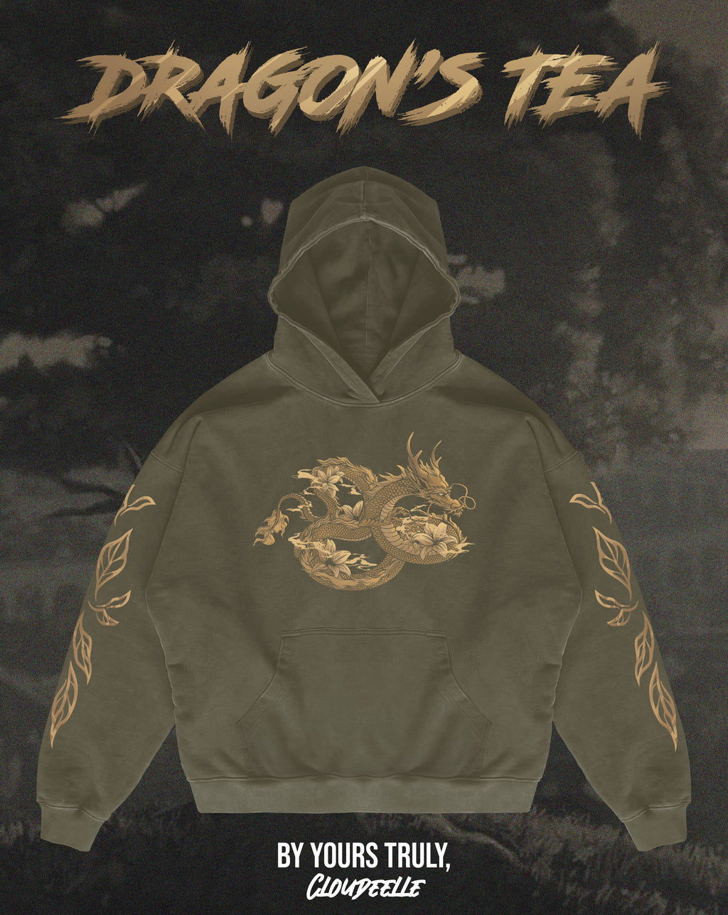 "Dragon's Tea" - Oversized Hoodie