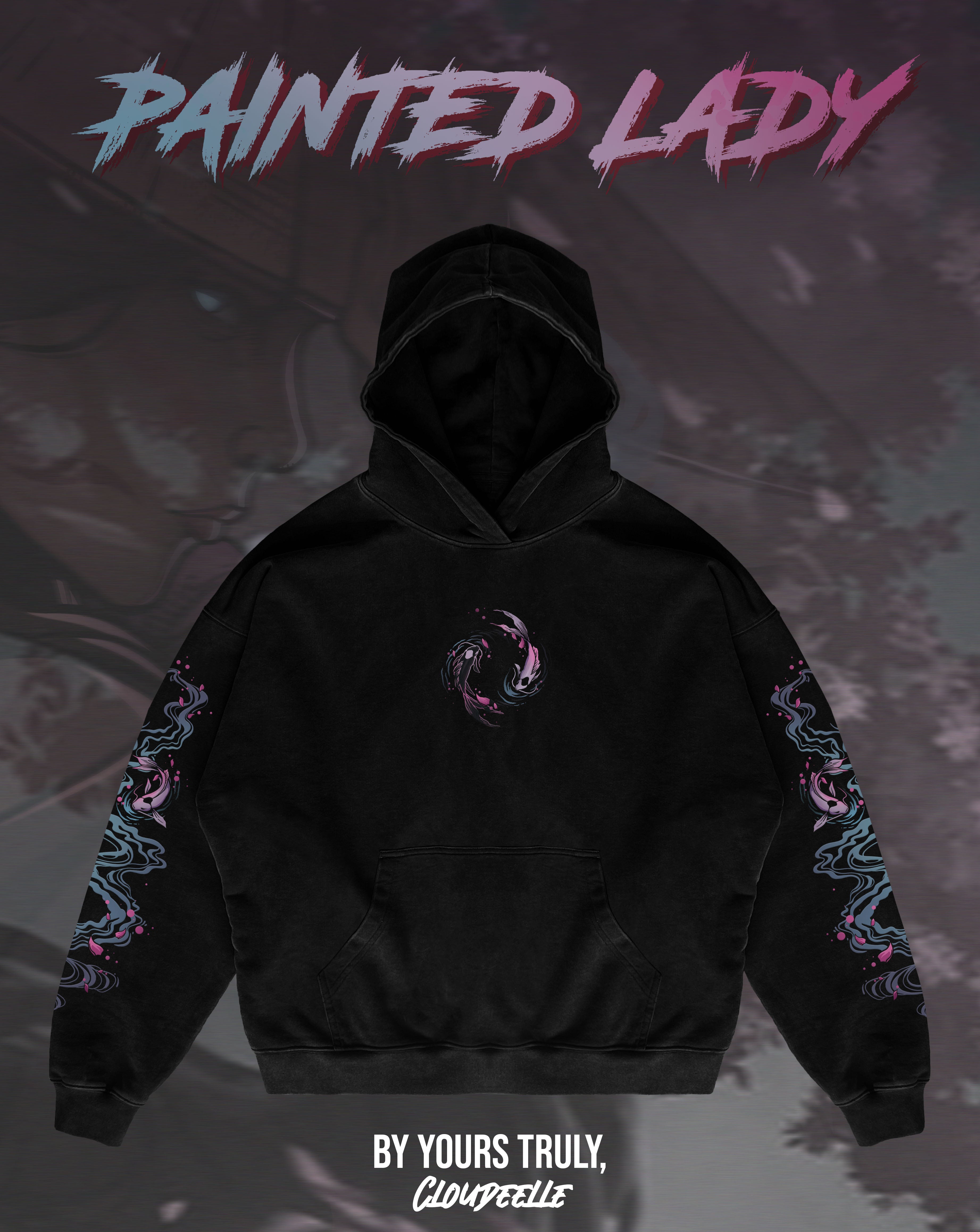 "Painted Lady" - Oversized Hoodie