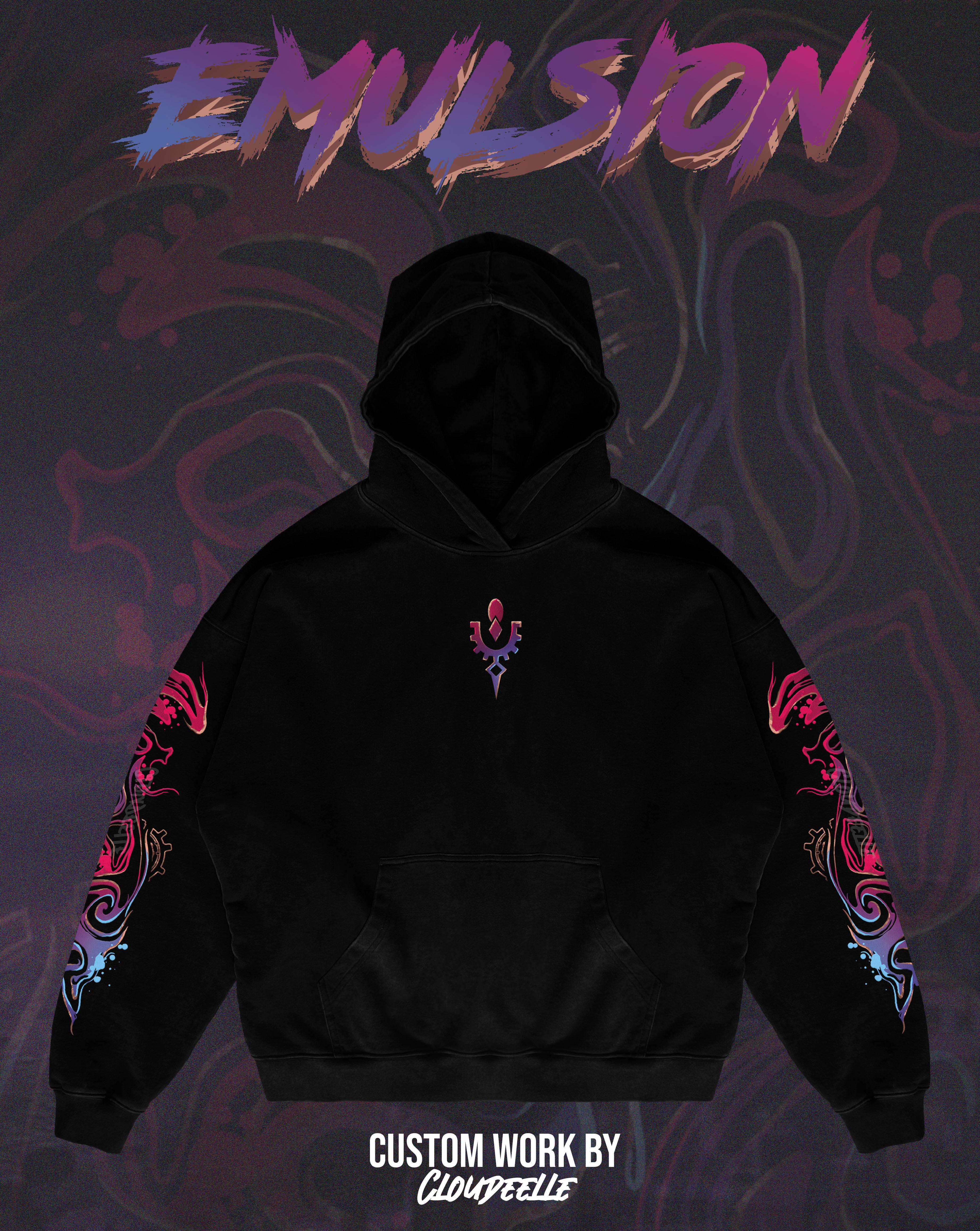 "Emulsion" - Oversized Hoodie