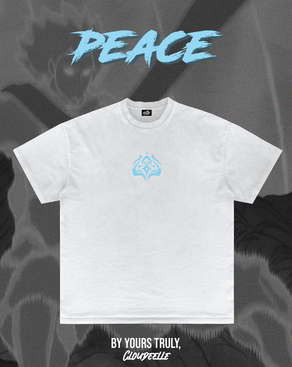 "Peace" - Oversized Tee