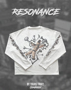 "Resonance" - Oversized Boxy LS Tee