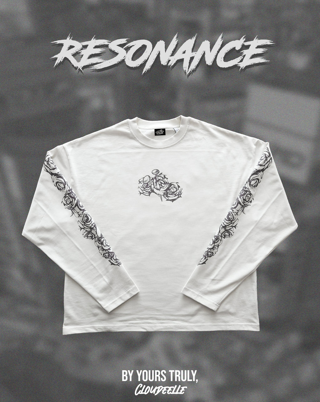 "Resonance" - Oversized Boxy LS Tee