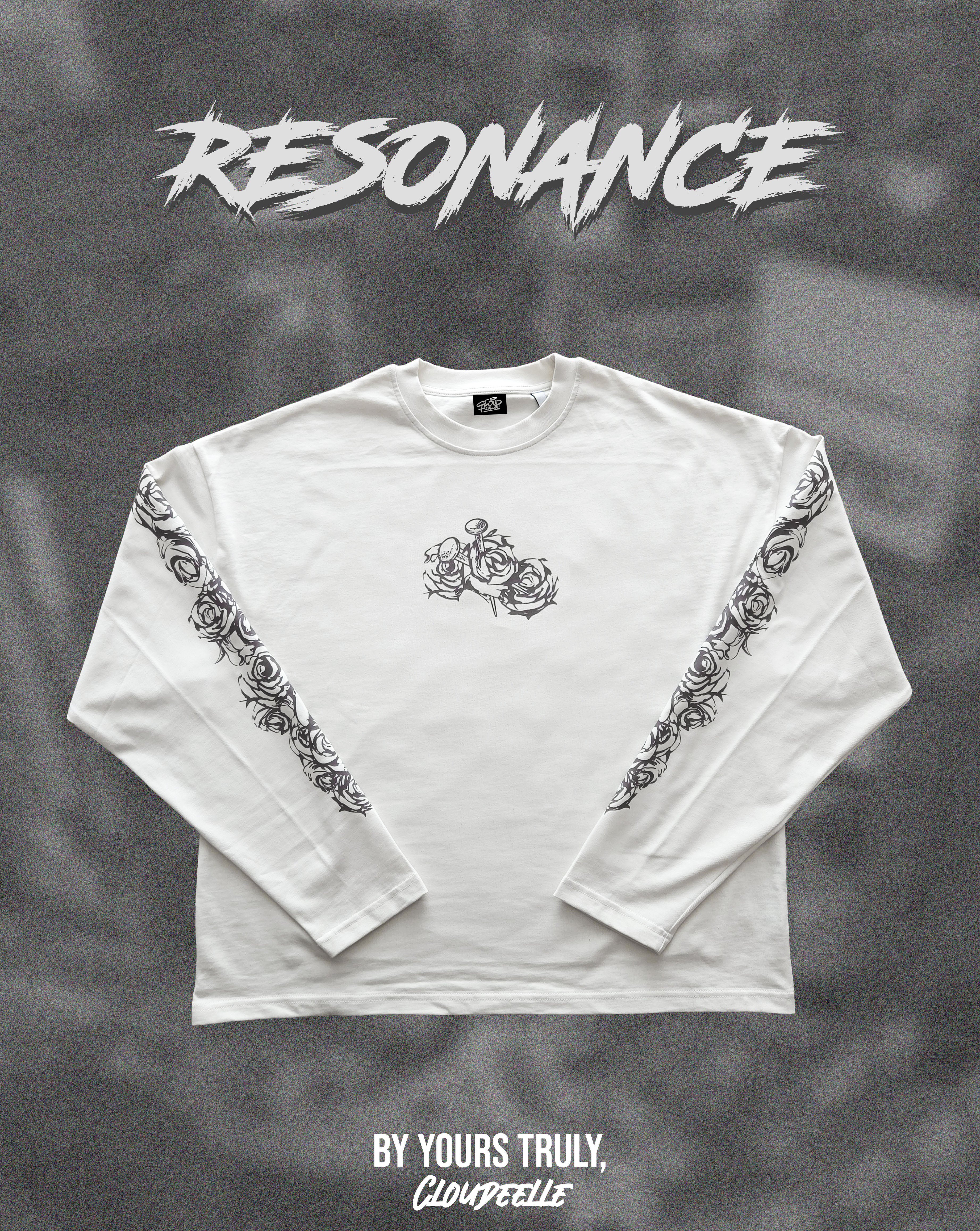 "Resonance" - Oversized Boxy LS Tee