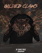 "Gilded Claws" - Oversized Longsleeve Tee