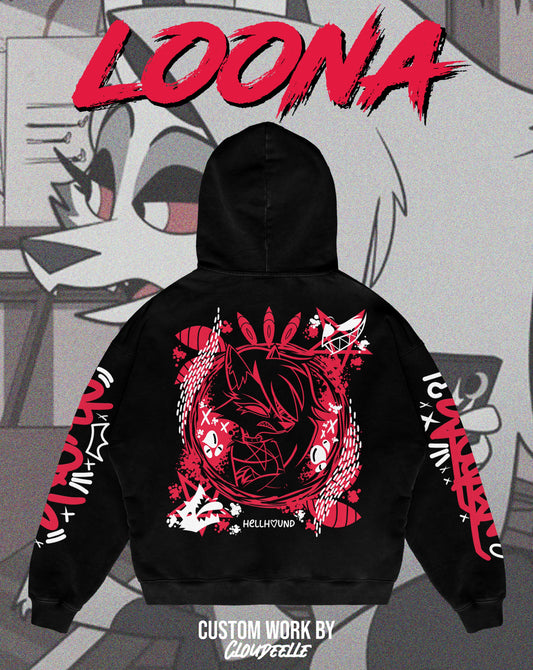 "Loona" - Oversized ZIP-UP Hoodie