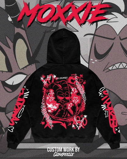 "Moxxie" - Oversized ZIP-UP Hoodie
