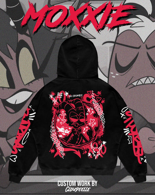 "Moxxie" - Oversized ZIP-UP Hoodie