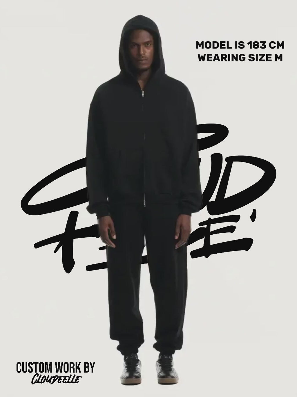 "Ares" - Oversized ZIP-UP Hoodie