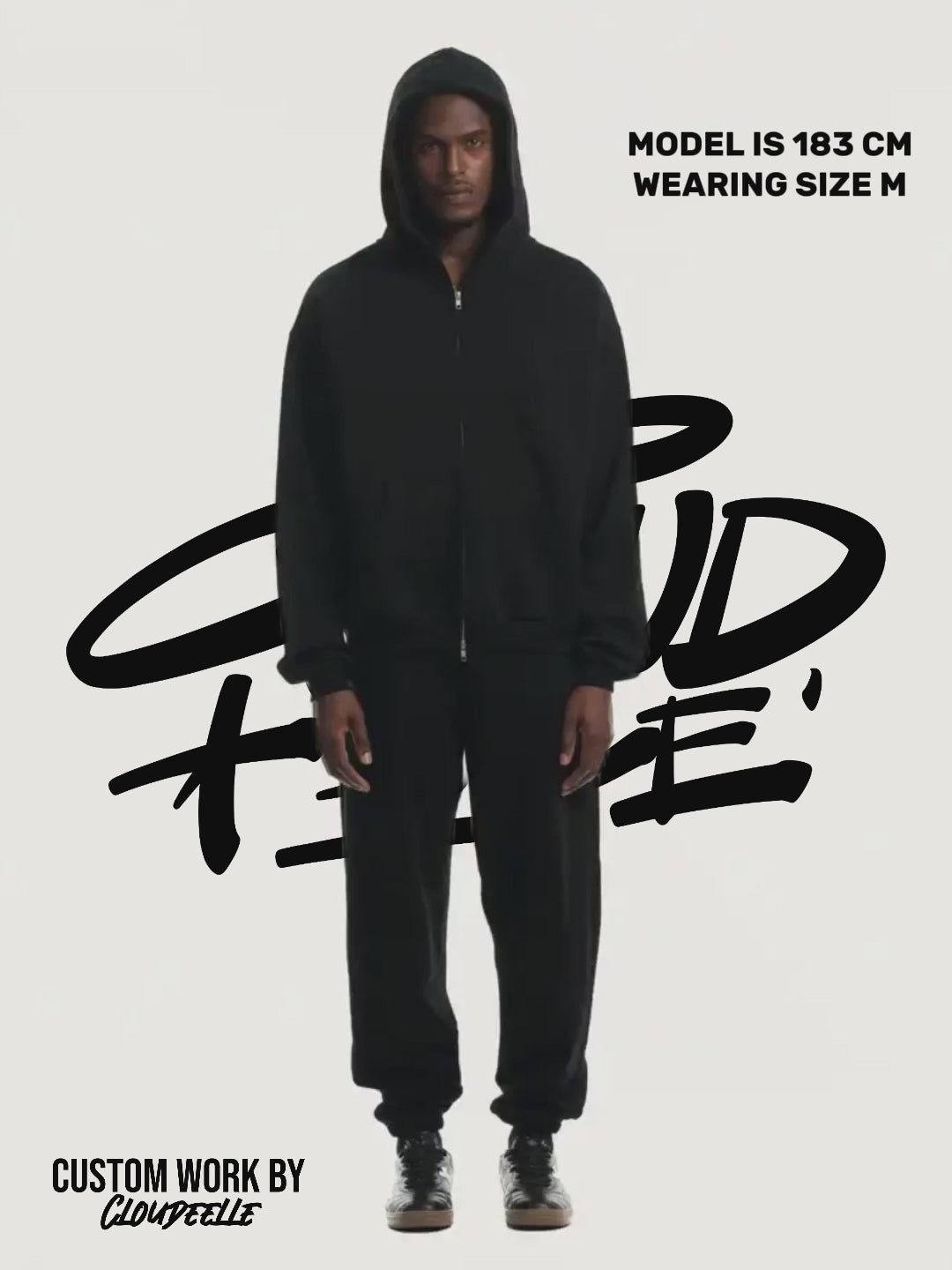 "Ares" - Oversized ZIP-UP Hoodie