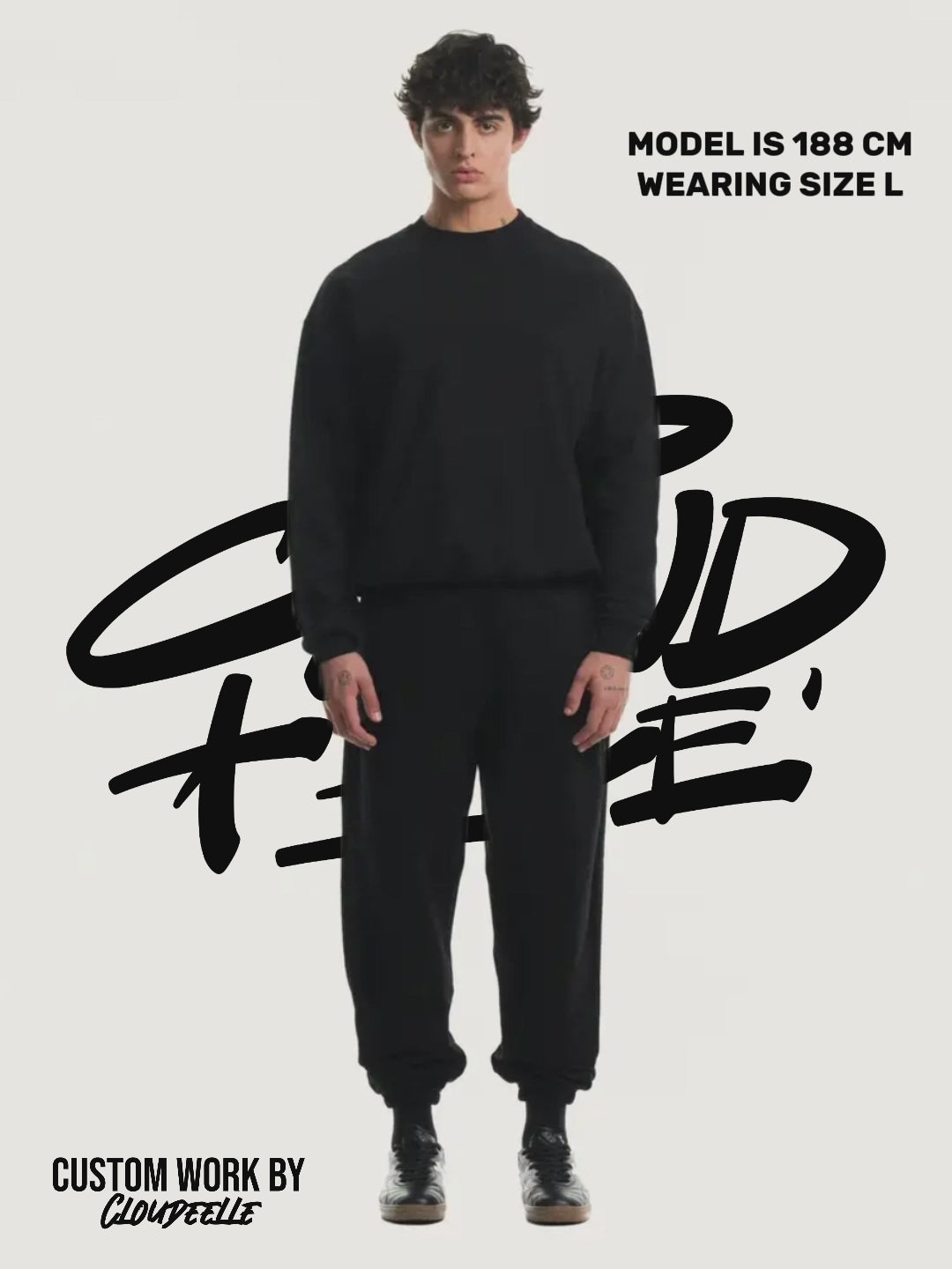 "Ares" - Oversized Crewneck