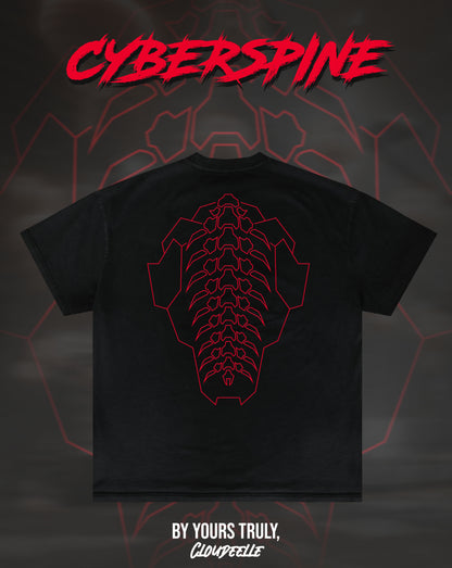 "Cyberspine" - Oversized Tee (Red Version)