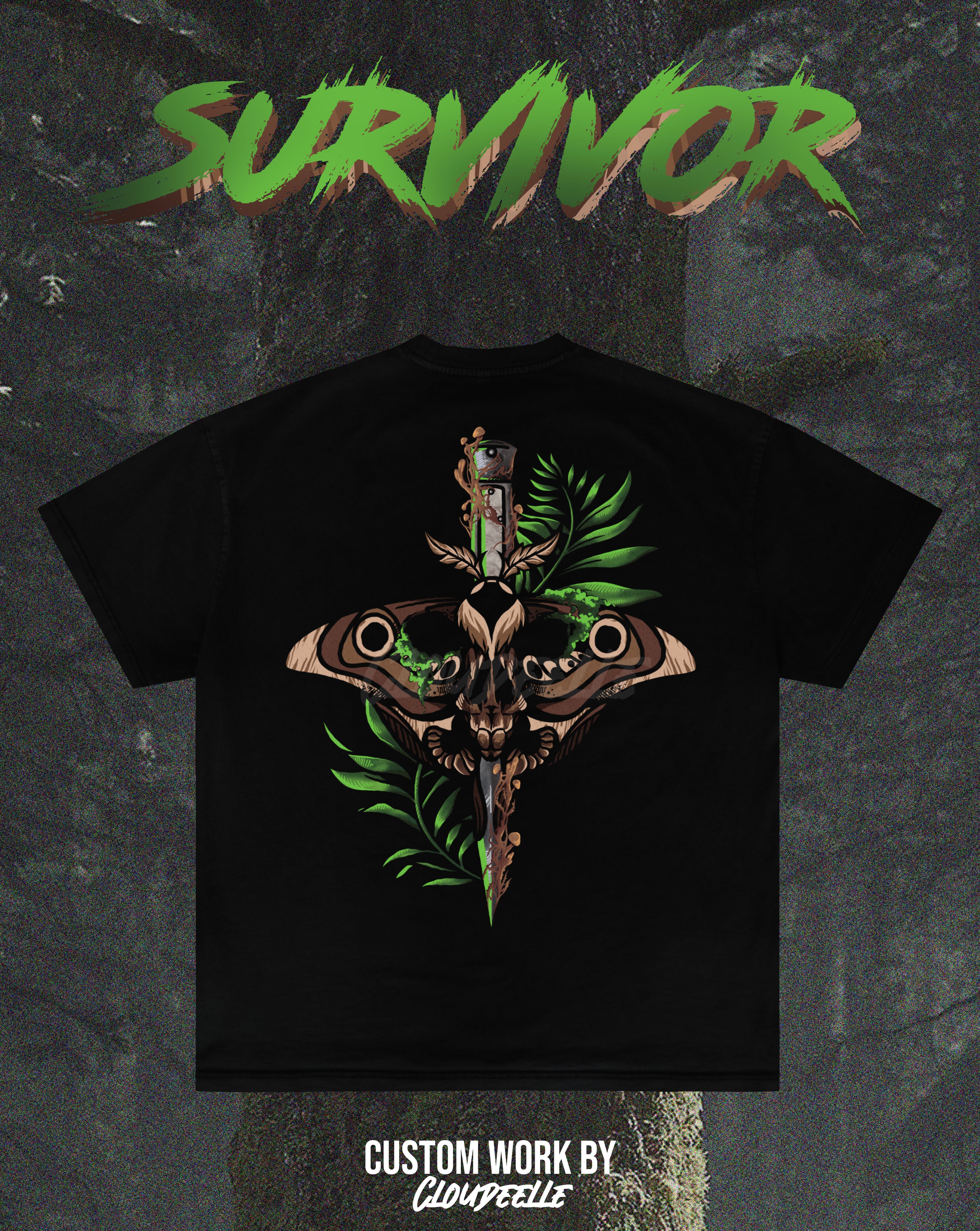 "Survivor" - Oversized Tee
