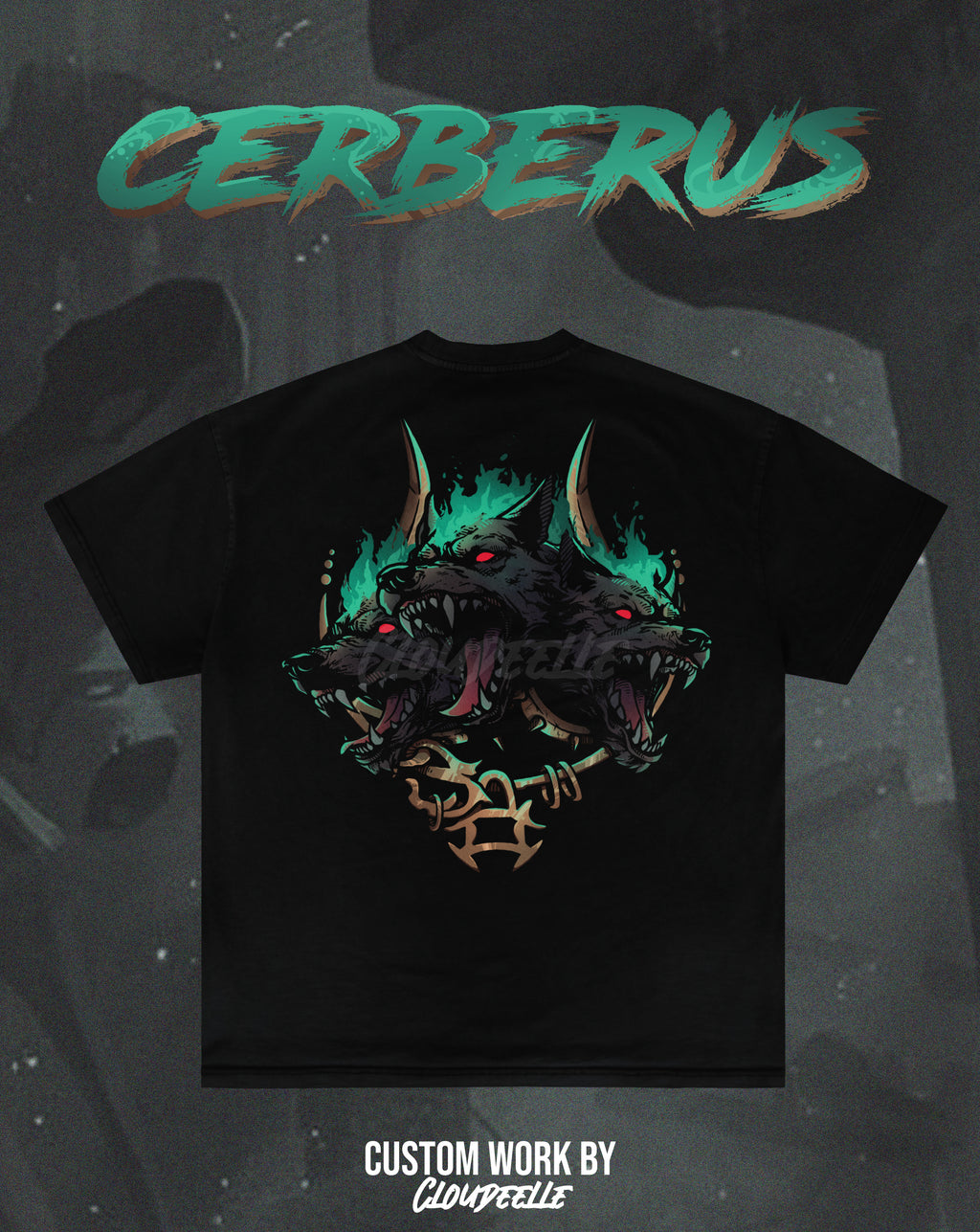 "Hade's Cerberus" - Oversized Tee