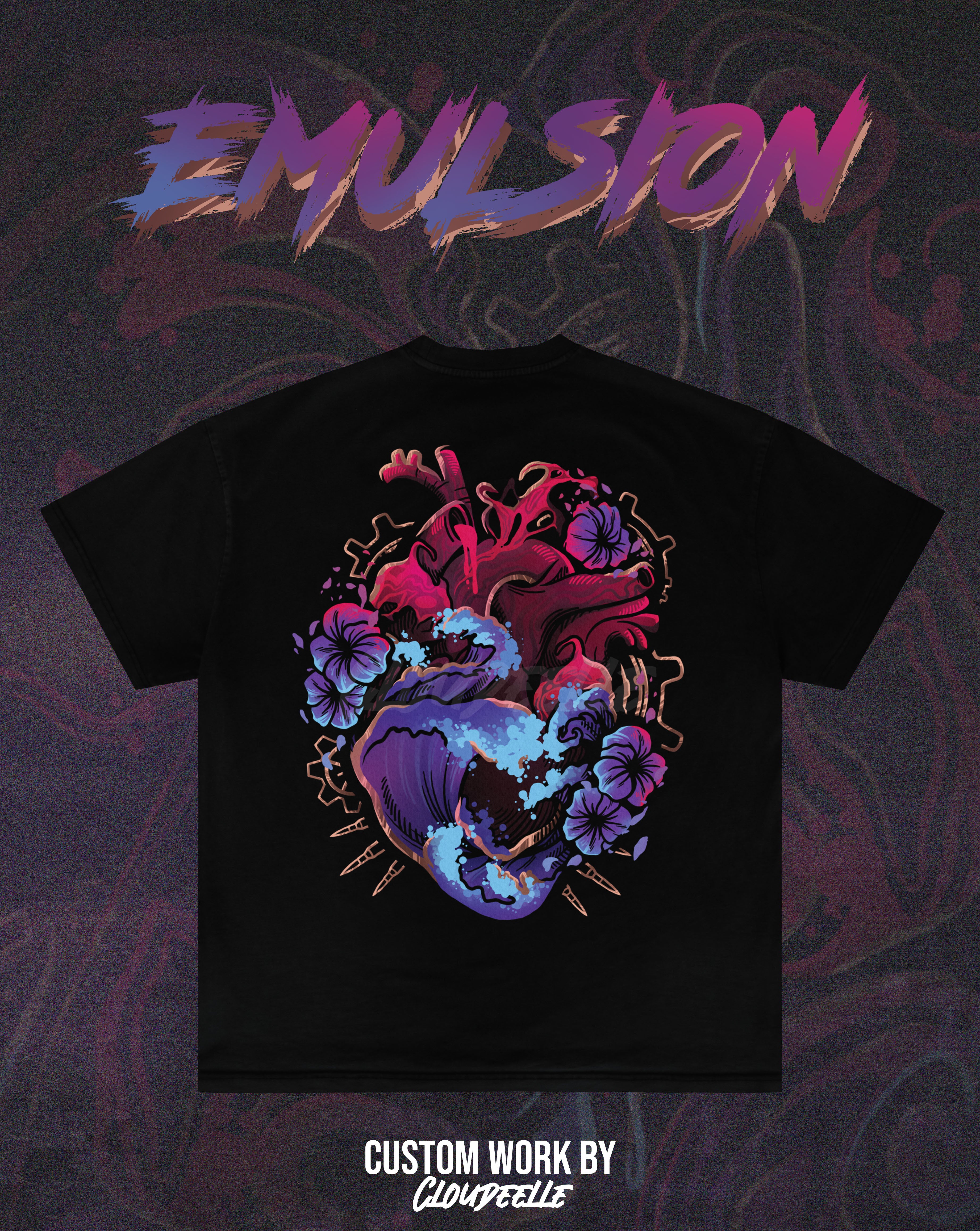 "Emulsion" - Oversized Tee