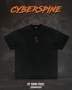 "Cyberspine" - Oversized Tee (Orange Version)
