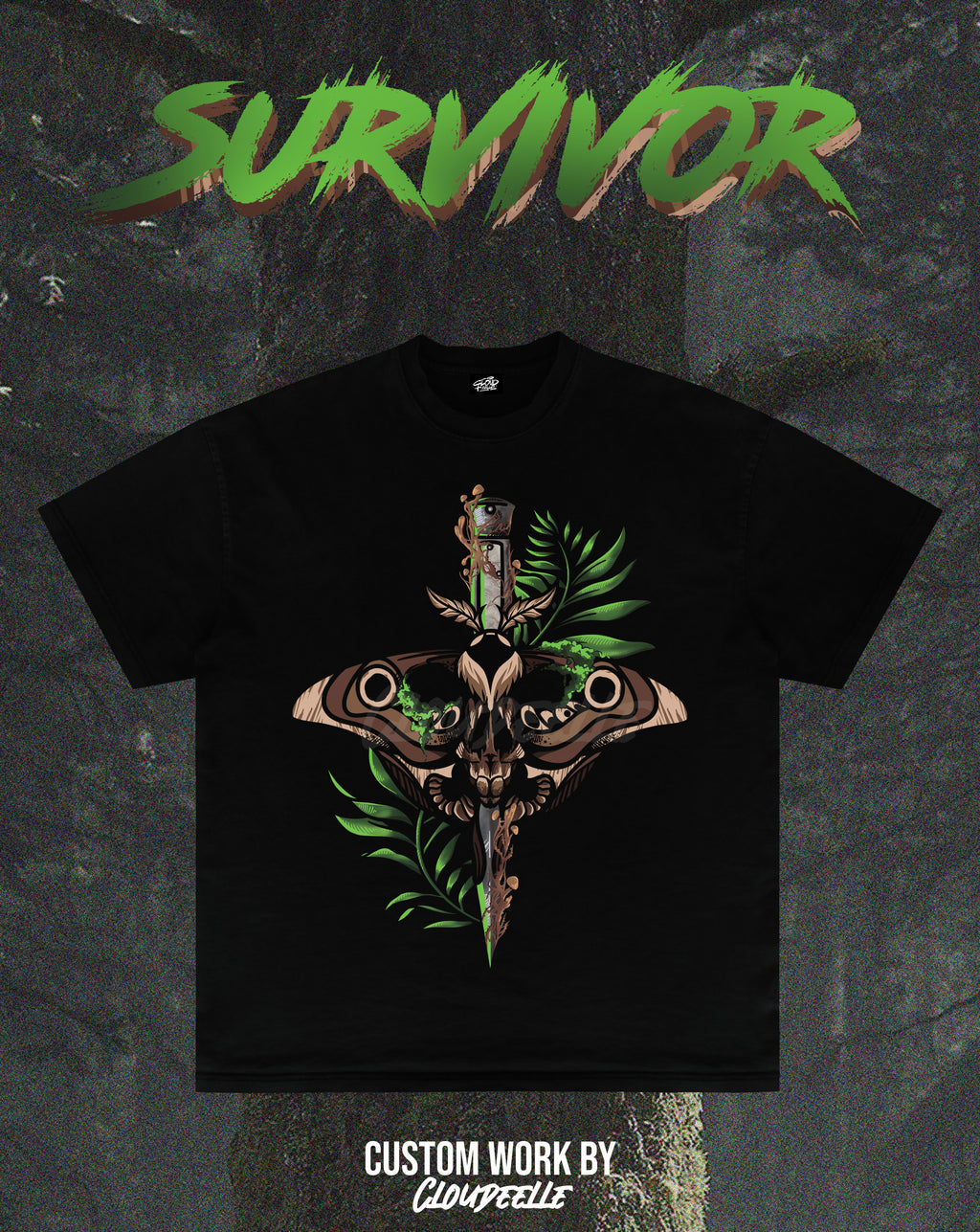 "Survivor" - Oversized Tee