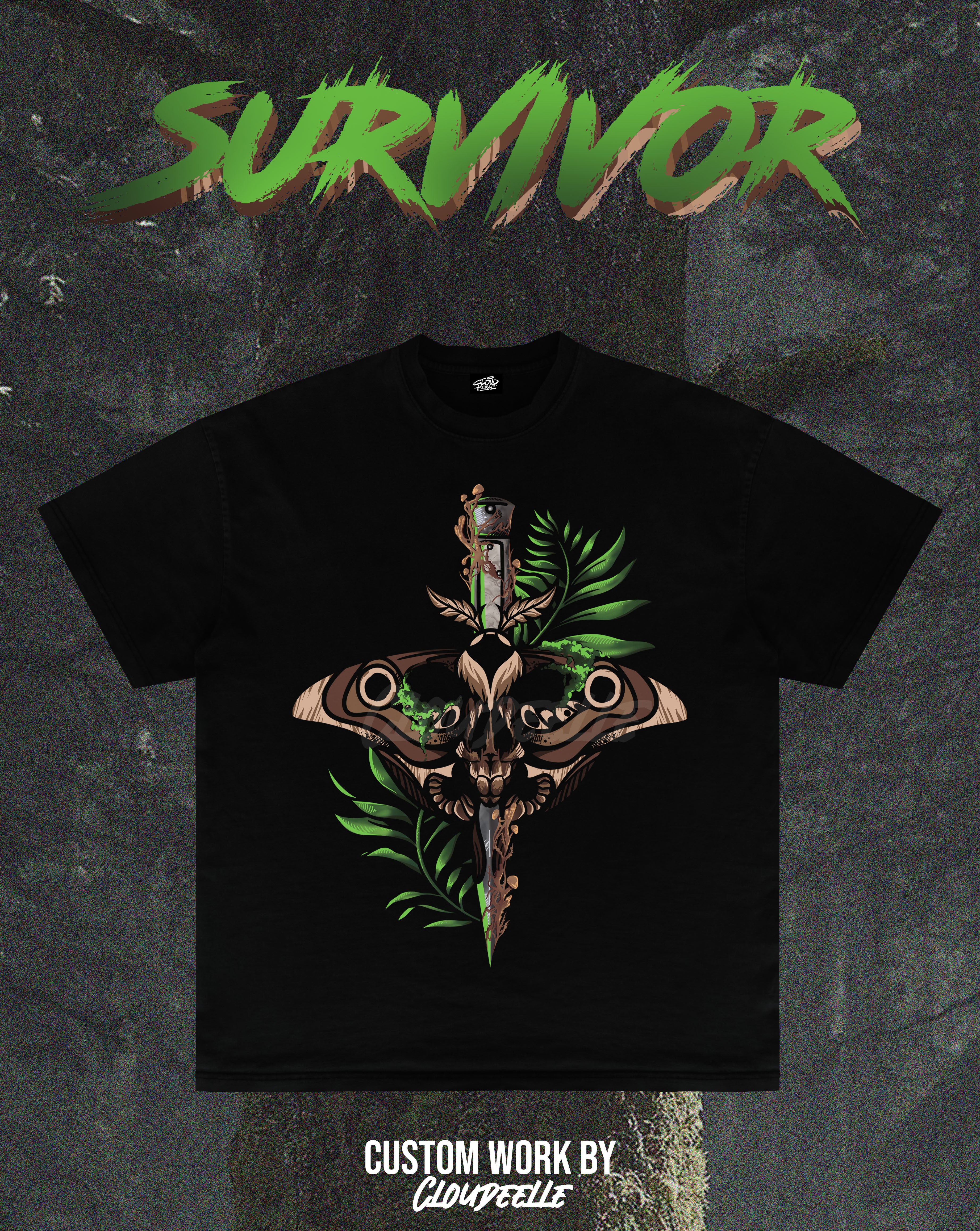 "Survivor" - Oversized Tee