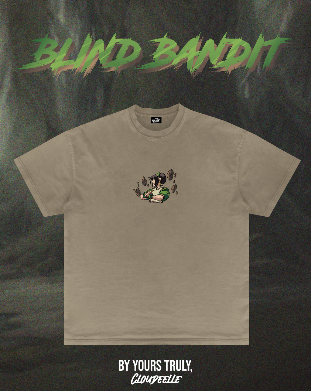 "Blind Bandit" - Oversized Tee