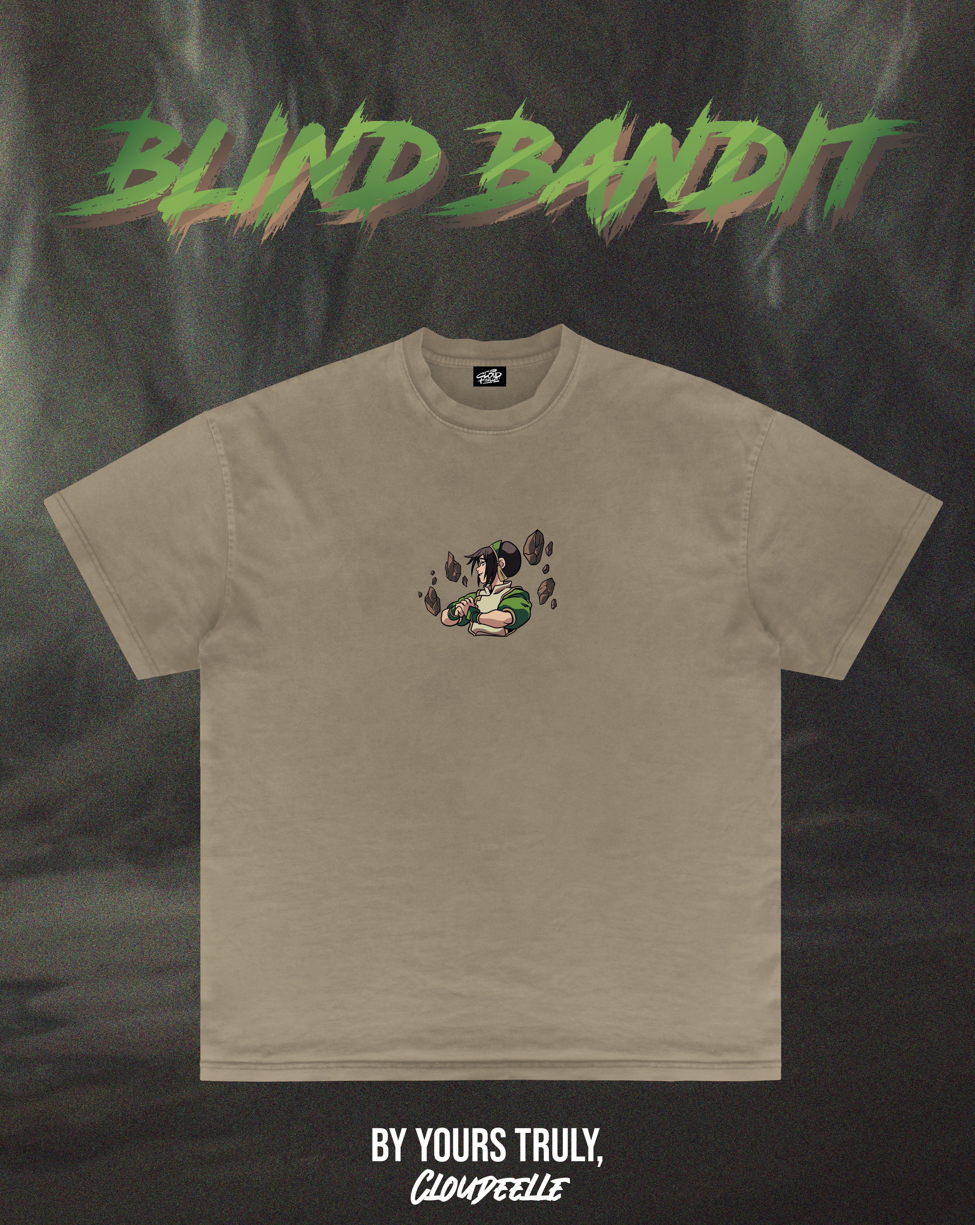 "Blind Bandit" - Oversized Tee