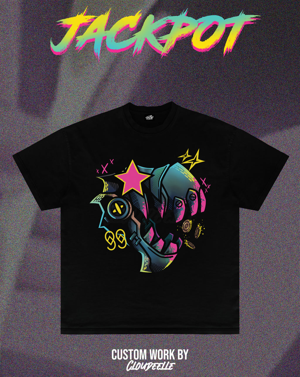 "Jackpot" - Oversized Tee