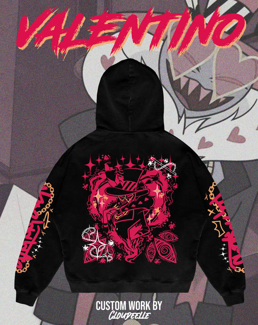 "Valentino" - Oversized ZIP-UP Hoodie