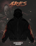 "Ares" - Oversized ZIP-UP Hoodie