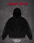 "Split Soul" - Oversized ZIP-UP Hoodie