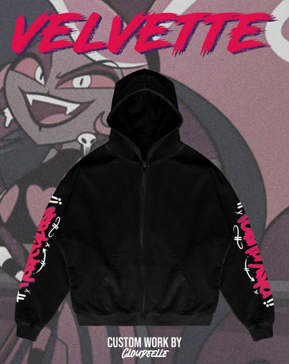 "Velvette" - Oversized ZIP-UP Hoodie