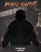 "Inari Faith" - Oversized ZIP-UP Hoodie