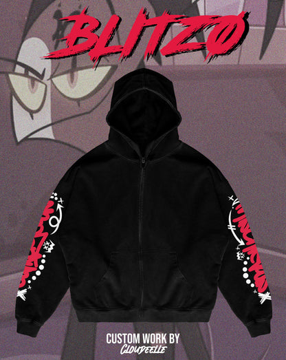 "Blitzø" - Oversized ZIP-UP Hoodie