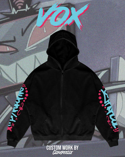 "Vox" - Oversized ZIP-UP Hoodie