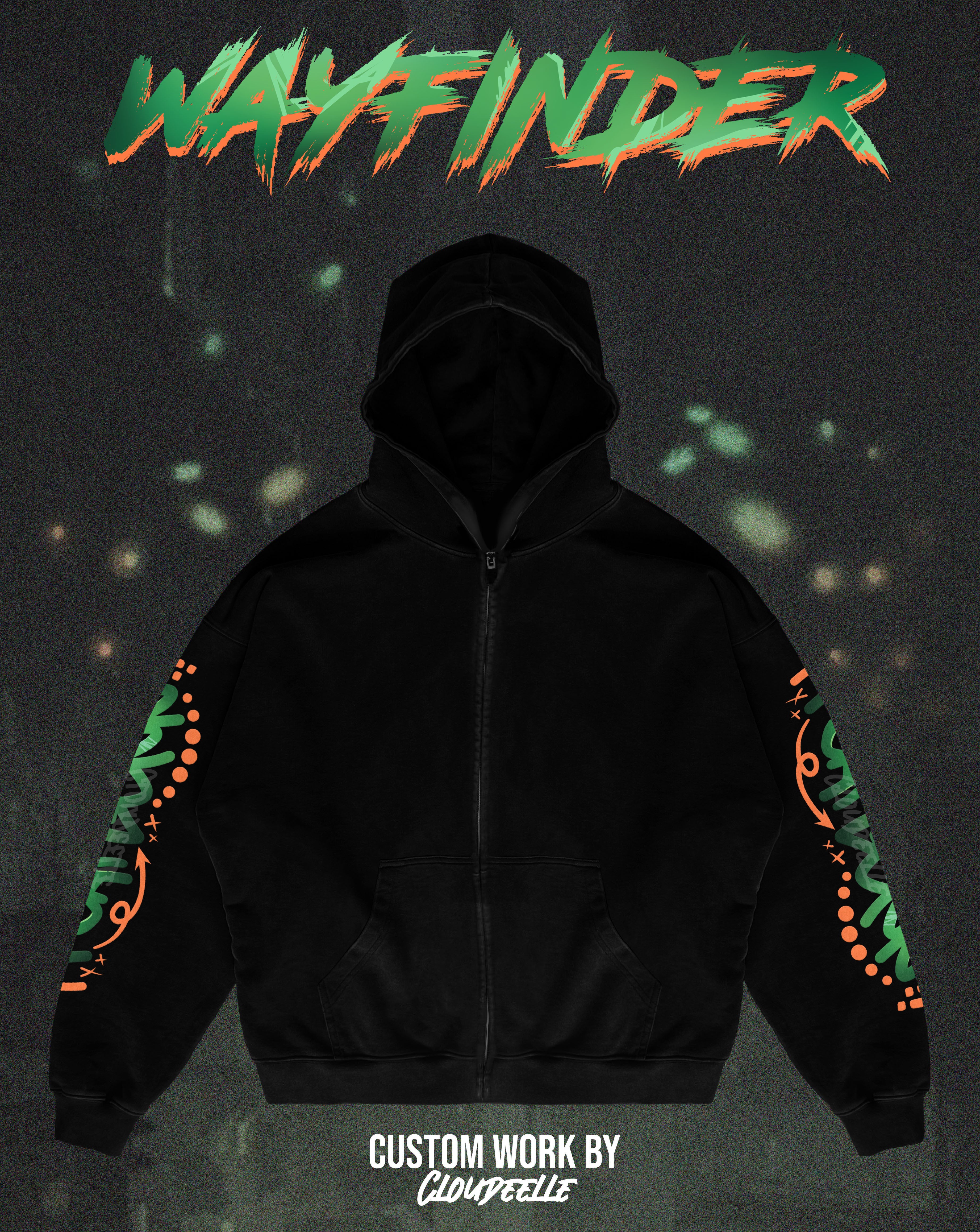"Wayfinder" - Oversized ZIP-UP Hoodie