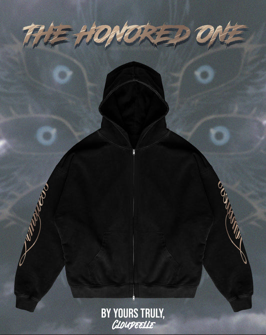 "The Honored One" - Oversized ZIP-UP Hoodie