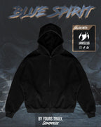 "Blue Spirit" - Oversized ZIP-UP Hoodie
