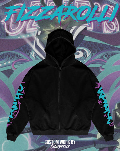 "Fizzarolli" - Oversized ZIP-UP Hoodie