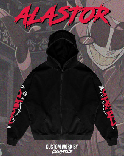 "Alastor" - Oversized ZIP-UP Hoodie
