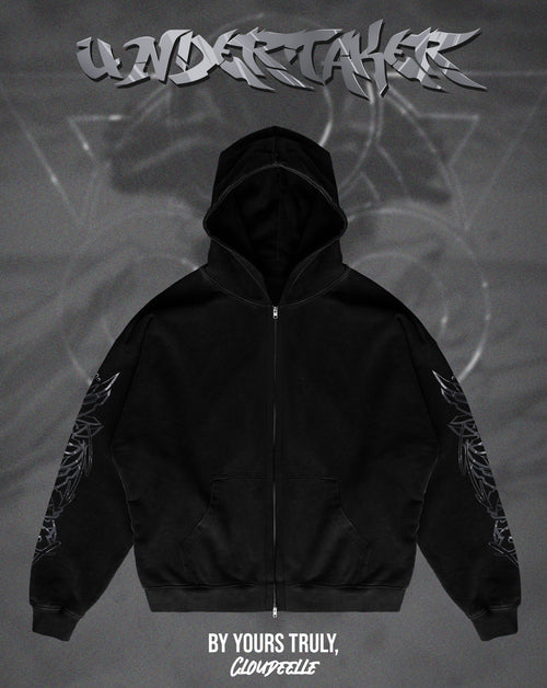 "Undertaker" - Oversized ZIP-UP Hoodie