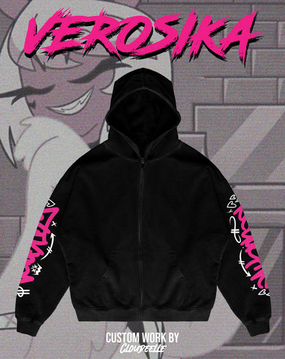"Verosika" - Oversized ZIP-UP Hoodie