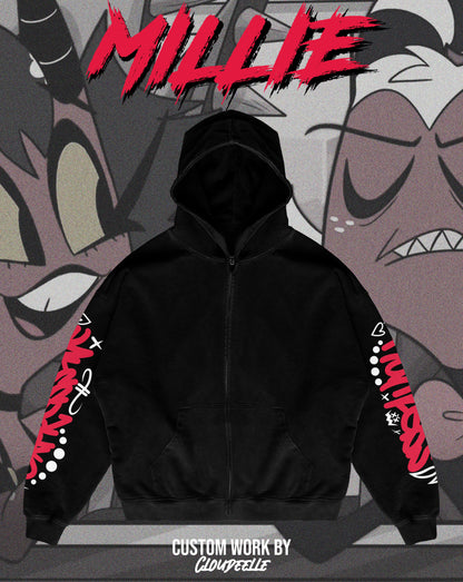 "Millie" - Oversized ZIP-UP Hoodie