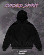 "Cursed Spirit" - Oversized ZIP-UP Hoodie